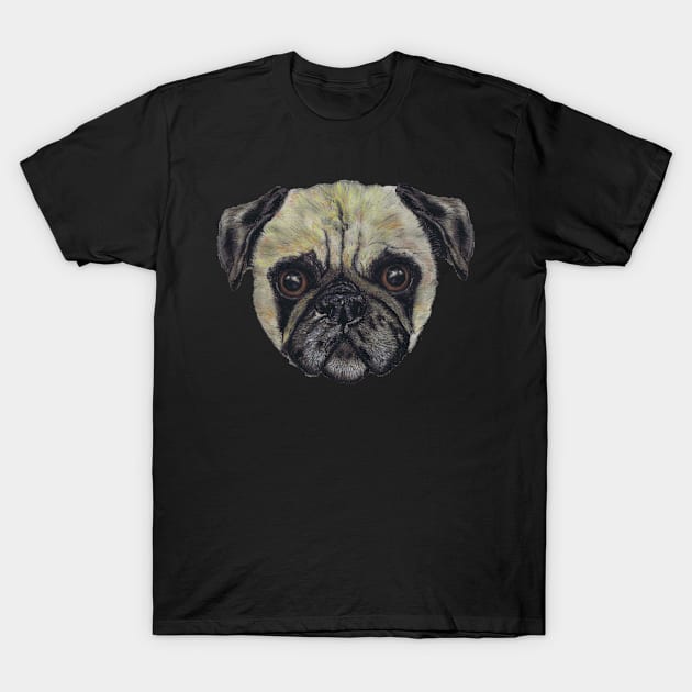 PUG T-Shirt by haresandcritters